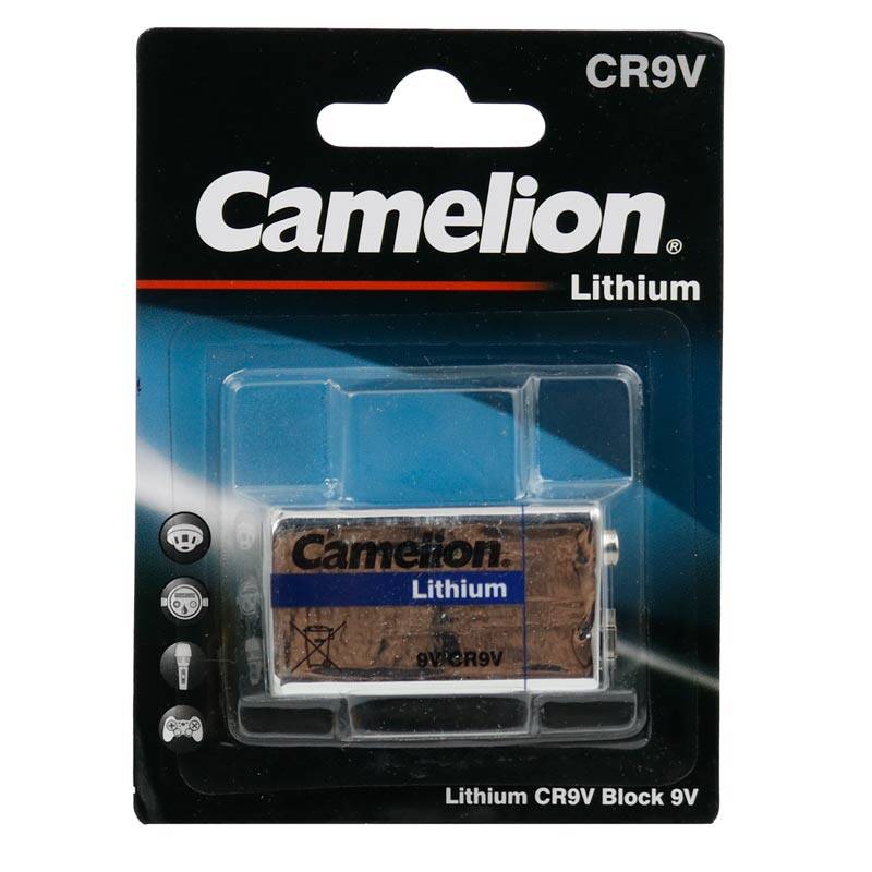 باتری کتابی کملیون Camelion Lithium CR9V Block 9V
