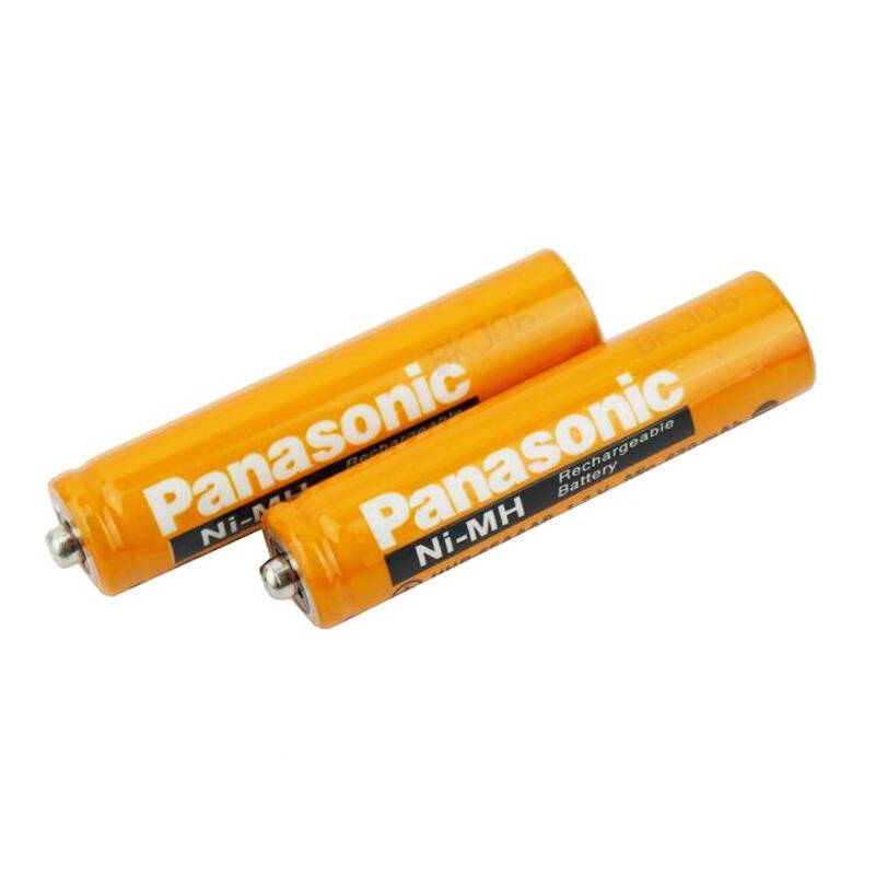 خرید باتری دوتایی نیم قلمی شارژی Panasonic 630mAh 1.2V AAA High-Copy