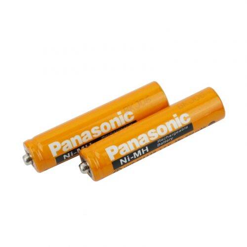 خرید باتری دوتایی نیم قلمی شارژی Panasonic 830mAh 1.2V AAA High-Copy