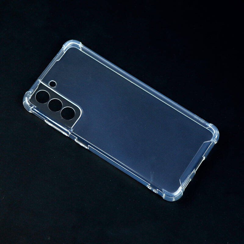 قاب ژله ای ضربه گیر بی رنگ محافظ لنزدار Samsung Galaxy S21 FE