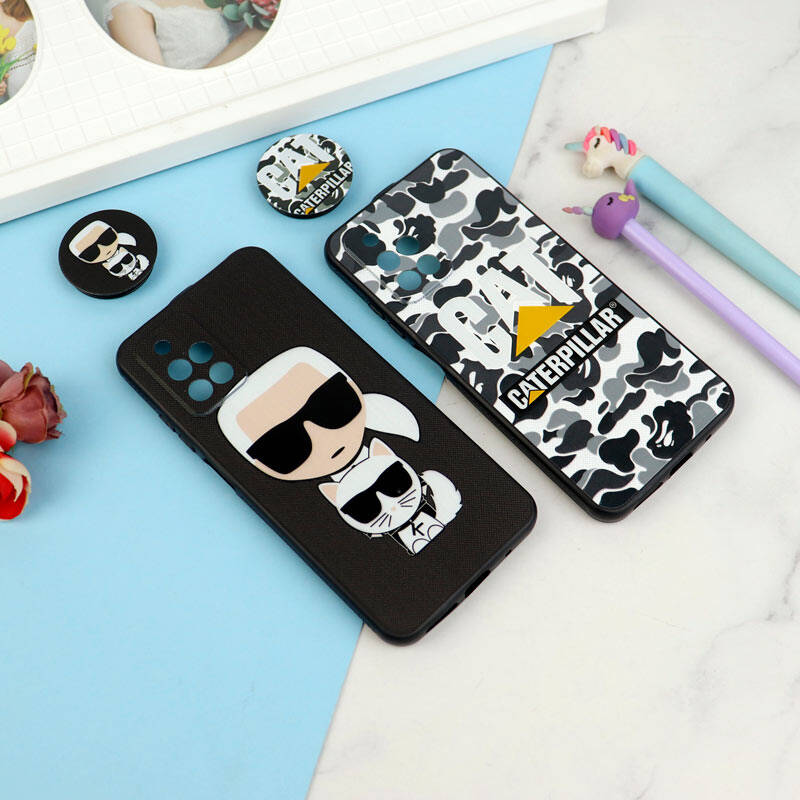 قاب فانتزی طرحدار پسرانه محافظ لنزدار + پاپ سوکت Xiaomi Redmi 10 سری R