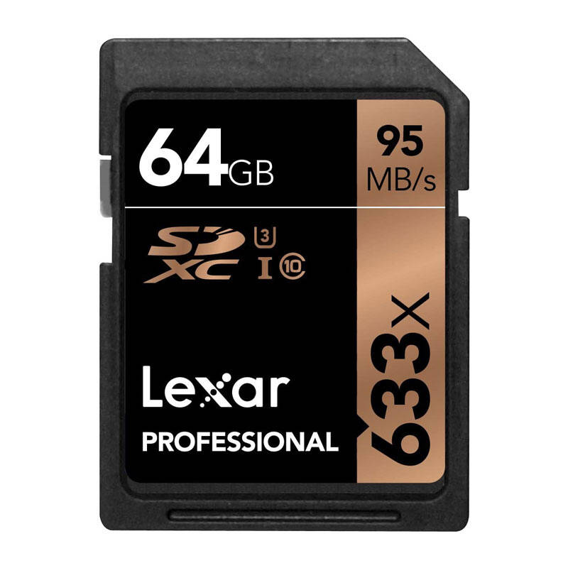 رم اس دی ۶۴ گیگ لکسار Lexar Professional SD U3 95MB/s