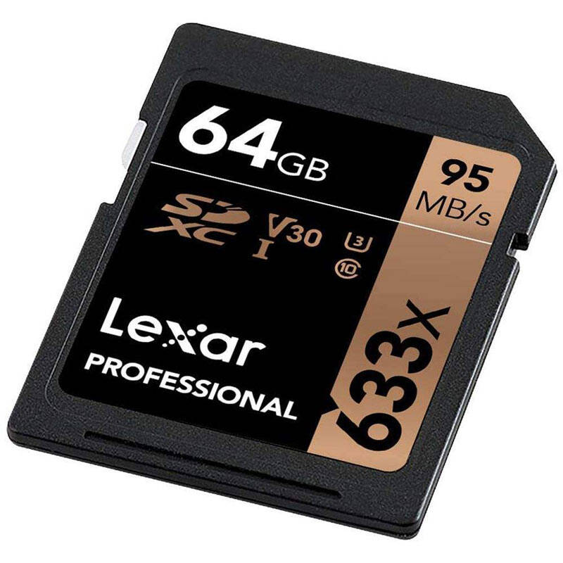 رم اس دی ۶۴ گیگ لکسار Lexar Professional SD U3 95MB/s