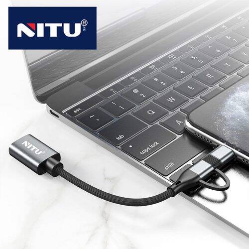 کابل تبدیل Nitu NT-CN21 OTG USB To MicroUSB / Type-C
