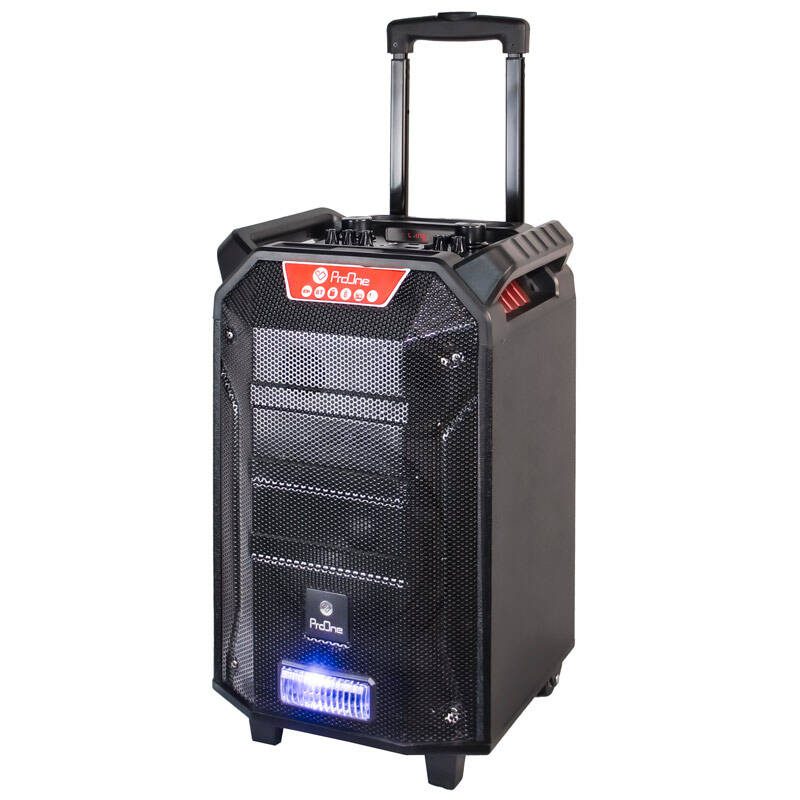 اسپیکر چمدانی بلوتوثی رم و فلش خور ProOne PSB4960 + میکروفون و ریموت کنترل