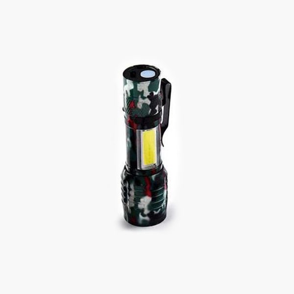 چراغ قوه پلیسی Flashlight COB+XPE LED چریکی