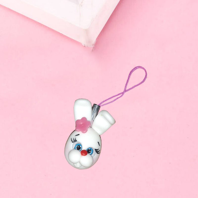 آویز فلش و موبایل طرح خرگوش خمیری آویز فلش و موبایل طرح خرگوش خمیری