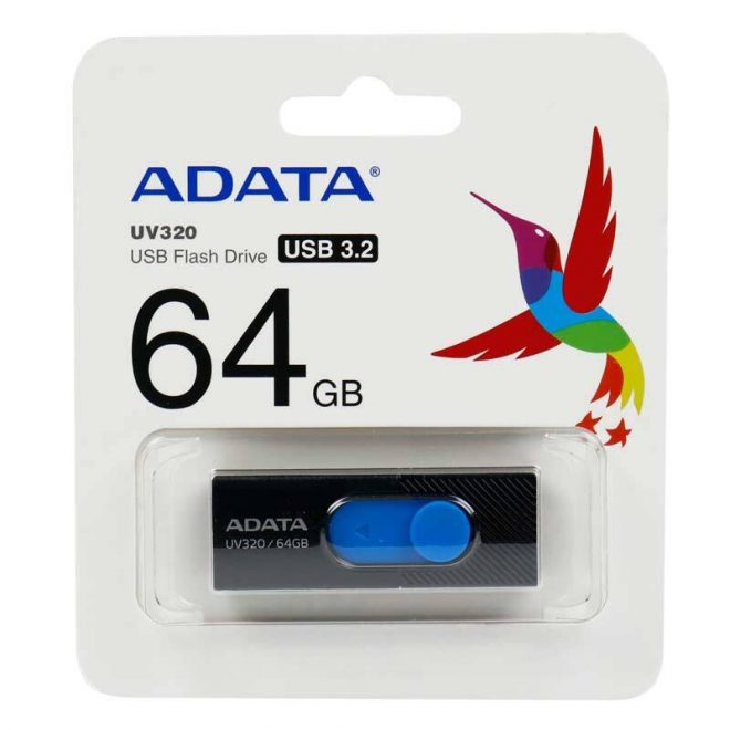 فلش ۶۴ گیگ ای دیتا ADATA UV320 USB3.2