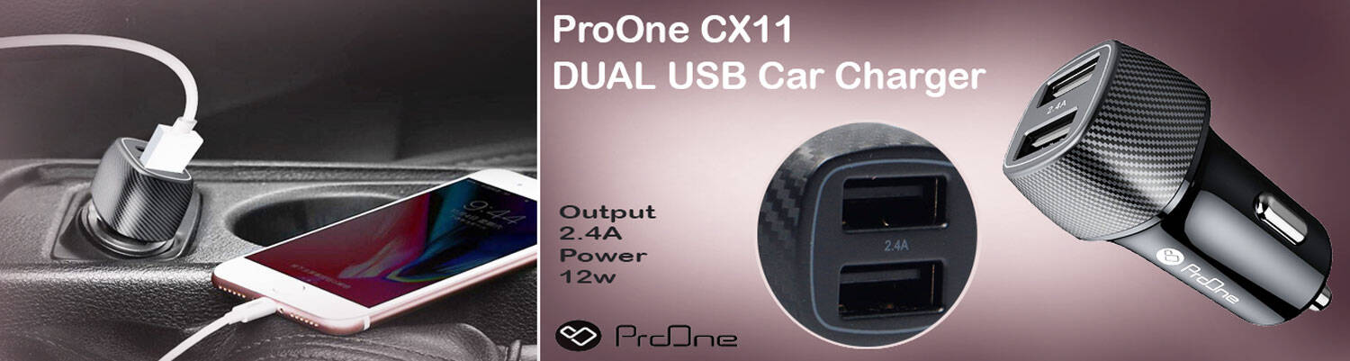 شارژر فندکی ProOne CX11 PCG10 2.4A 