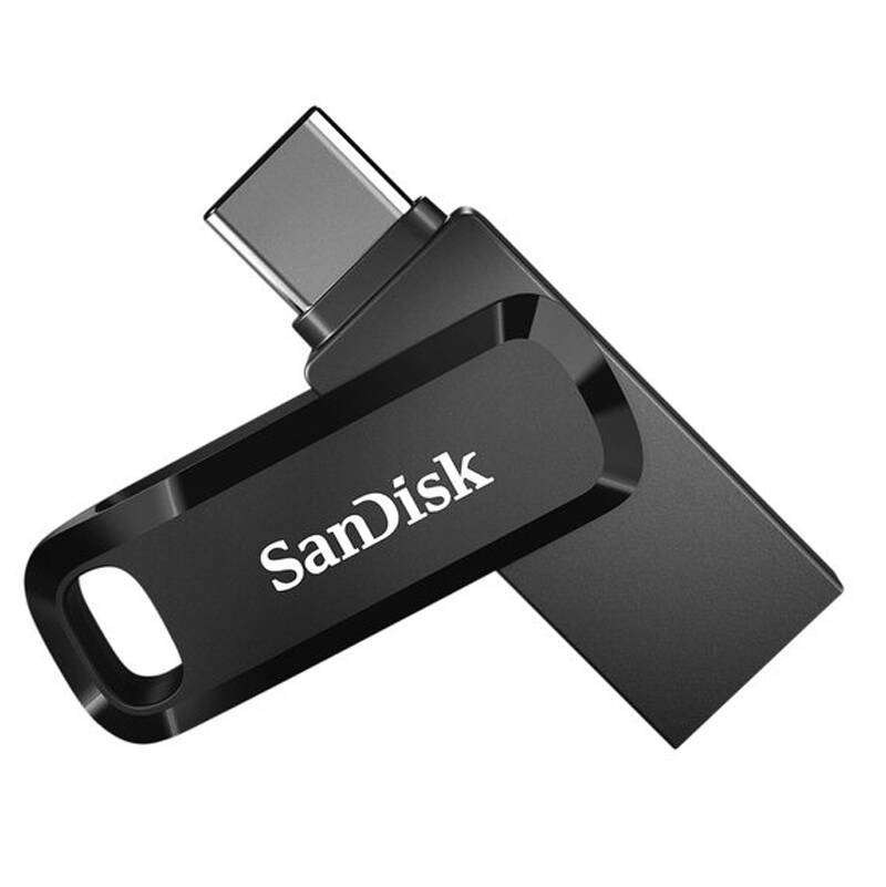 فلش ۶۴ گیگ سن دیسک SanDisk Dual Drive Go OTG Type-C USB3.1