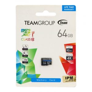 رم میکرو ۶۴ گیگ تیم گروپ TeamGroup Elite U3 C10 90MB/s