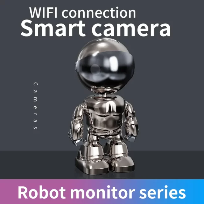 دوربین امنیتی مدل نظارت تصویری هوشمند و بیبی مانیتور طرح ROBOT