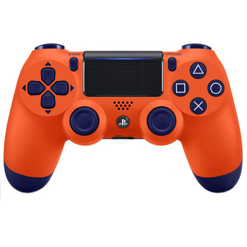 دسته بی سیم SONY PlayStation 4 DualShock 4 High Copy نارنجی پکدار