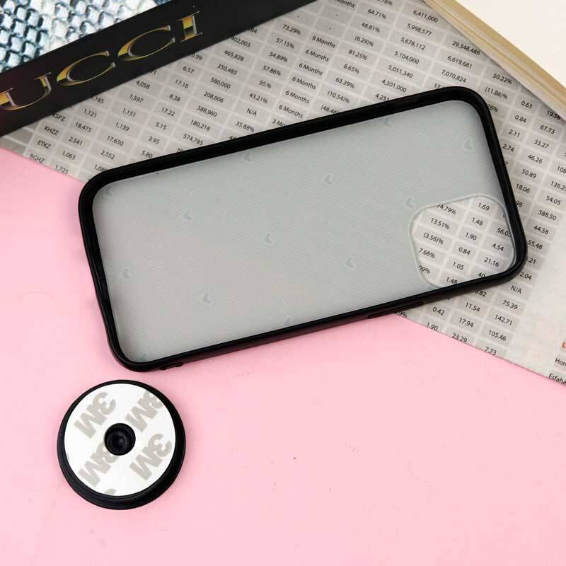 قاب فانتزی برجسته + پاپ سوکت طرح قلب iPhone 12 Mini سری F