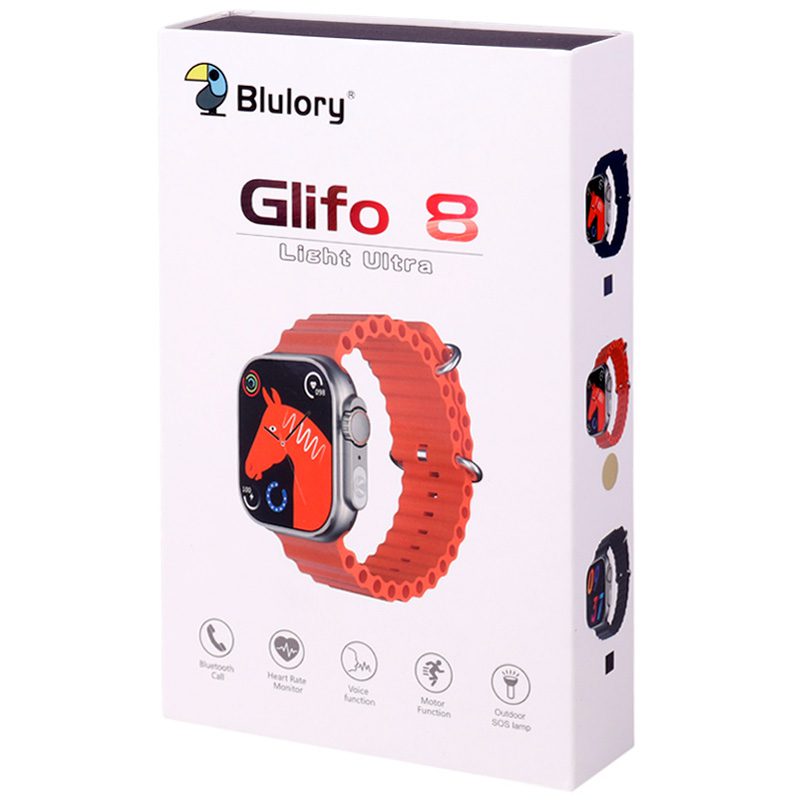ساعت هوشمند بلولوری Blulory Glifo 8 Light Ultra 49mm