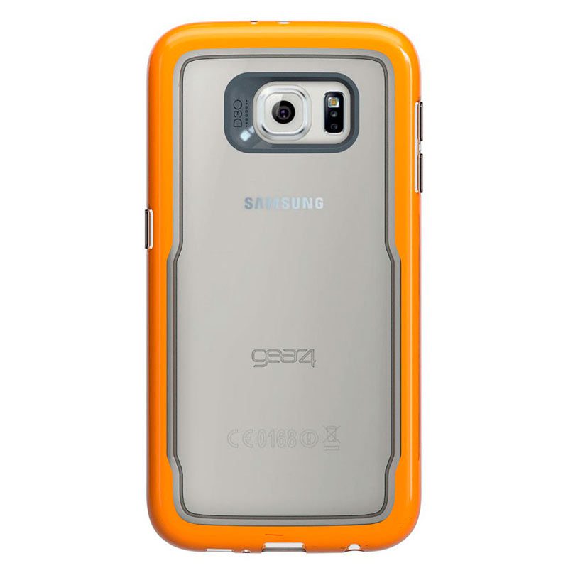 قاب Gear4 ژله ای دور نارنجی Samsung S6 Edge