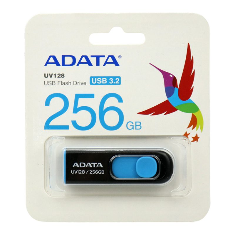 فلش ۲۵۶ گیگ ای دیتا ADATA UV128 USB3.2