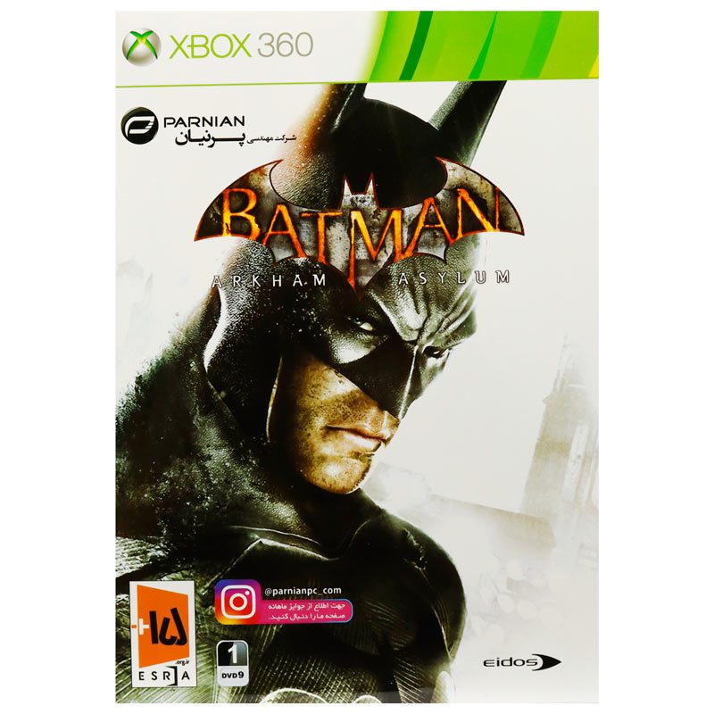 Batman Arkham Asylum XBOX 360 پرنیان Batman Arkham Asylum XBOX 360 پرنیان