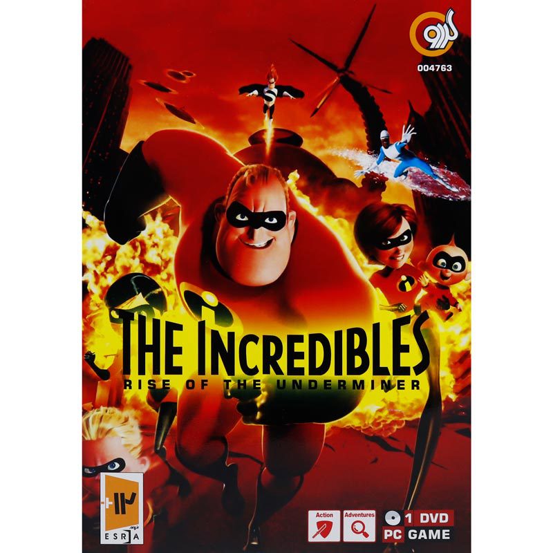 The Incredibles Rise of The Underminer PC 1DVD گردو
