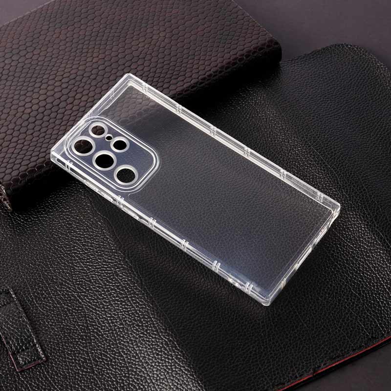 قاب ژله ای ضربه گیر بی رنگ محافظ لنزدار Samsung Galaxy S22 Ultra قاب ژله ای ضربه گیر بی رنگ محافظ لنزدار Samsung Galaxy S22 Ultra