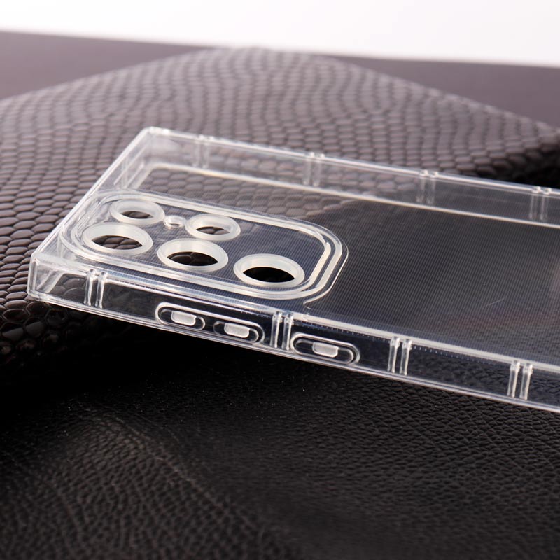 قاب ژله ای ضربه گیر بی رنگ محافظ لنزدار Samsung Galaxy S22 Ultra قاب ژله ای ضربه گیر بی رنگ محافظ لنزدار Samsung Galaxy S22 Ultra