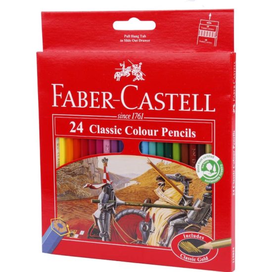 مداد رنگی ۲۴ رنگ فابر کاستل Faber-Castell 115854