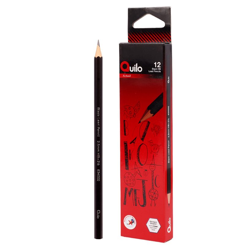 مداد مشکی کوییلو Quilo 634000 بسته ۱۲ عددی مداد مشکی کوییلو Quilo 634000 بسته ۱۲ عددی