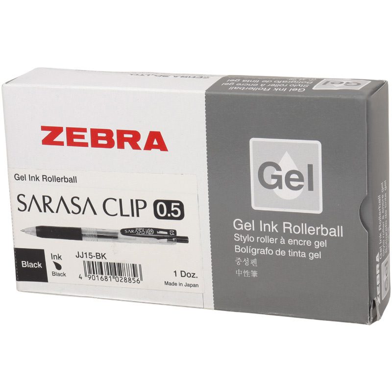 روان نویس زبرا Zebra Sarasa JJ15-BK 0.5mm بسته 12 عددی روان نویس زبرا Zebra Sarasa JJ15-BK 0.5mm بسته 12 عددی