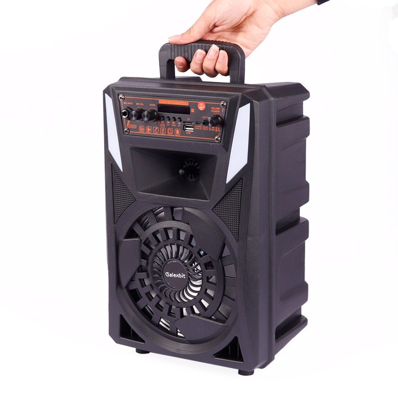 اسپیکر بلوتوثی رم و فلش خور Galexbit GS16 + میکروفون و ریموت کنترل