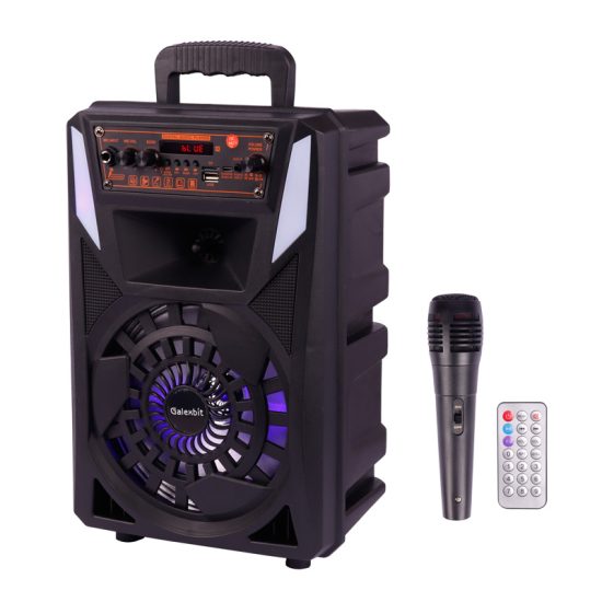 اسپیکر بلوتوثی رم و فلش خور Galexbit GS16 + میکروفون و ریموت کنترل