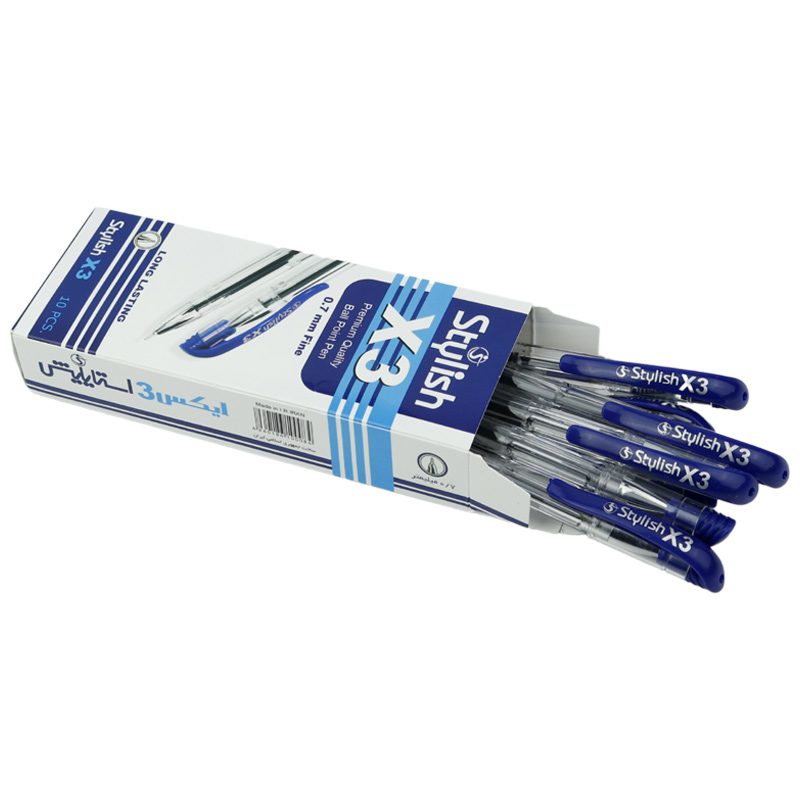 خودکار استایلیش Stylish X3 0.7mm بسته ۱۰ عددی خودکار استایلیش Stylish X3 0.7mm بسته ۱۰ عددی