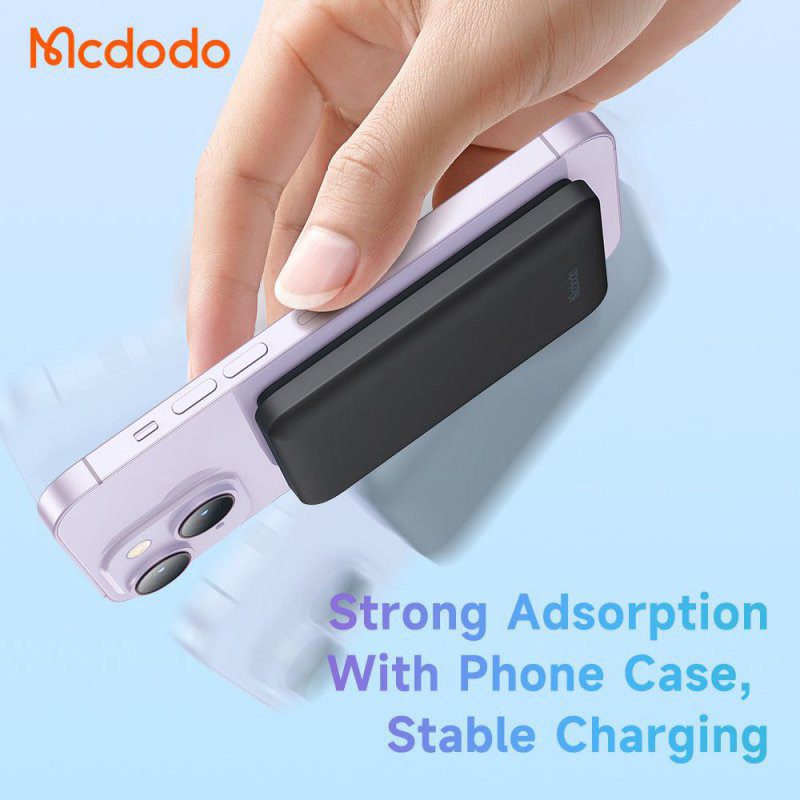 پاور بانک بی سیم فست شارژ 5000 مک دودو Mcdodo MC-395 PD 15W