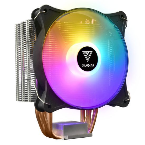فن خنک کننده cpu گیم دیاس gamdias boreas e1-410 lite rgb