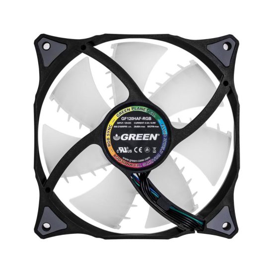 فن کیس گرین ۱۲*۱۲ green gf120-rgb