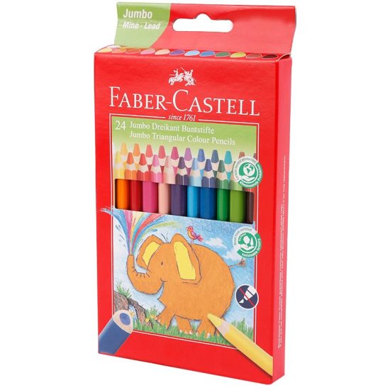مداد رنگی 24 رنگ فابر کاستل faber-castell 116524