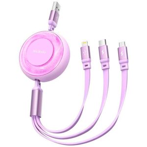 کابل ۳ سر فست شارژ mcdodo ca-3571 3.5a 15w 1.2m