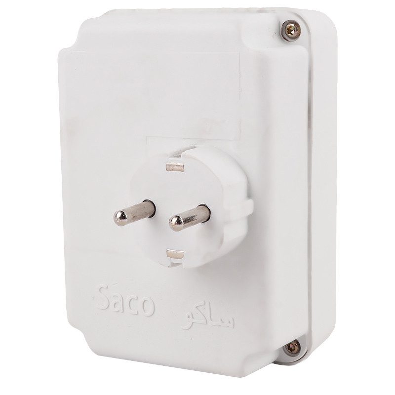 محافظ برق پکیج ارت دار ساکو 22214 محافظ برق پکیج ارت دار ساکو 22214