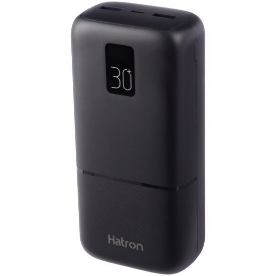 پاور بانک فست شارژ 30000 هترون hatron hpb3070pq qc3.0 pd 22.5w