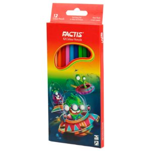 مداد رنگی ۱۲ رنگ فکتیس factis f07112212