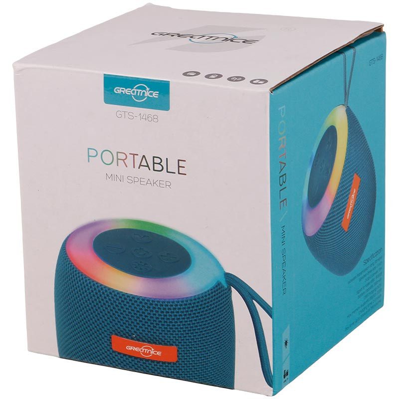 اسپیکر بلوتوثی رم و فلش خور greatnice gts-1468 اسپیکر بلوتوثی رم و فلش خور greatnice gts-1468