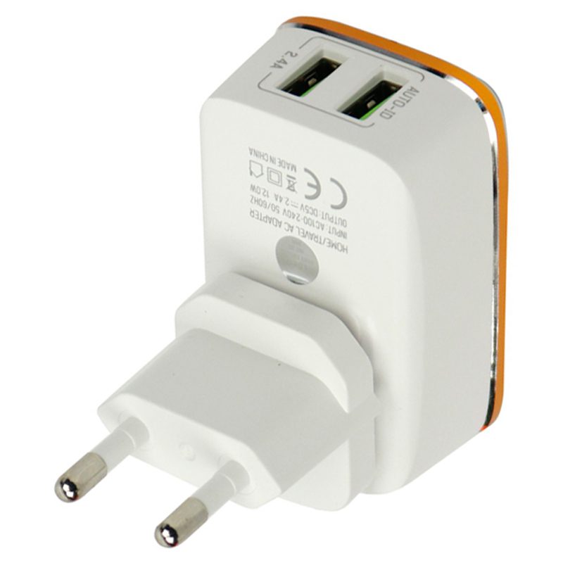 شارژر دیواری ldnio a2204 2port 2.4a 12w + کابل میکرو یو اس بی شارژر دیواری ldnio a2204 2port 2.4a 12w + کابل میکرو یو اس بی