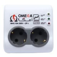محافظ برق یخچال فریزر ۲ خانه امگا p2100