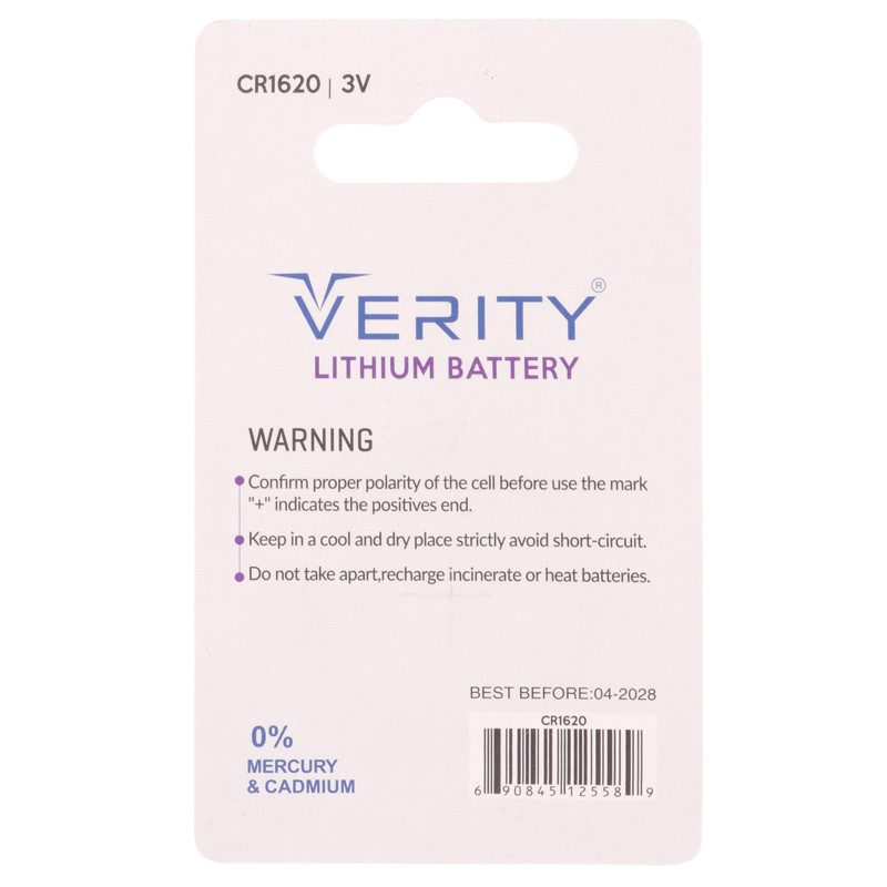 باتری سکه ای verity cr1620