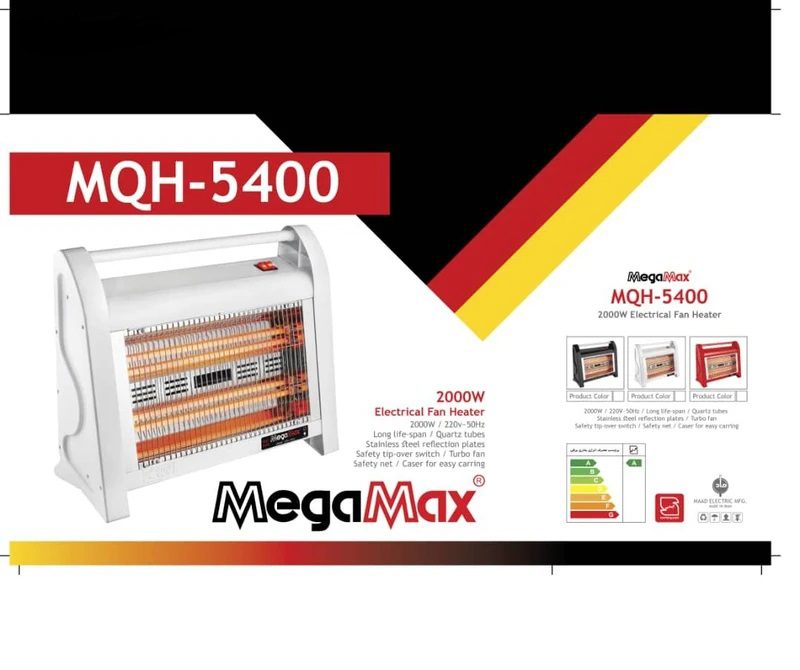 فن هیتر برقی مگامکس مدل mqh-5400