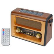 رادیو اسپیکر بلوتوثی رم و فلش خور خورشیدی golon rx-bt88sq + ریموت کنترل