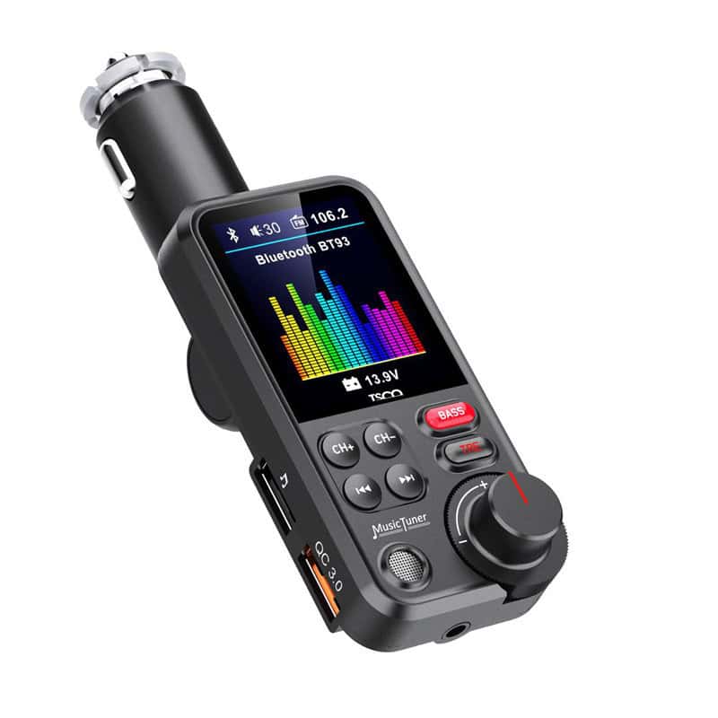 شارژر فندکی + fm player بلوتوثی tsco bfm2220