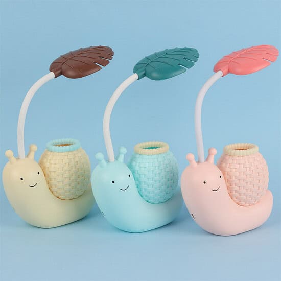 چراغ مطالعه فانتزی طرح حلزون creative led lamp