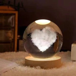 چراغ خواب مدل گوی طرح قلب