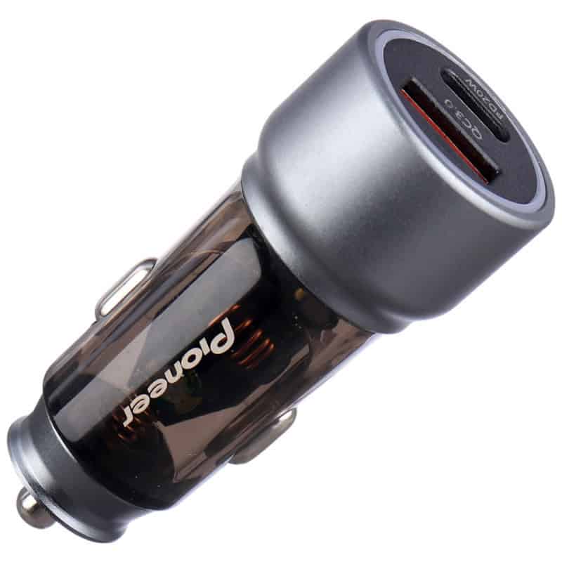 شارژر فندکی فست شارژ pioneer c8637 qc3.0 pd 3a 20w شارژر فندکی فست شارژ pioneer c8637 qc3.0 pd 3a 20w