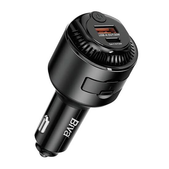 شارژر فندکی فست شارژ و خوشبو کننده خودرو biva cc-013 3a pd 30w